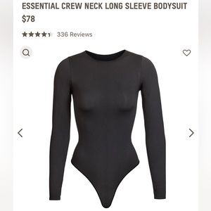 SKIMS Essential Crew Neck Bodysuit